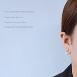 Irregular Shape Baroque Natural Freshwater Pearl Earrings