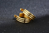INS Style Exaggerated Arc Hoop Earrings