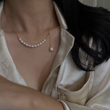 Ins Style Simple Natural Little Pearl Element Necklace