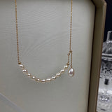 Ins Style Simple Natural Little Pearl Element Necklace