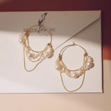 Baroque Natural Freshwater Pearl Tassel Earrings