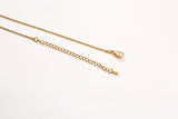 INS Style Titanium Steel Elizabeth Gold Coin Necklace