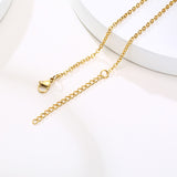 INS Style Hollow Oval Necklace