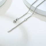 INS Style Hollow Oval Necklace