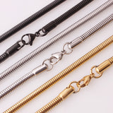 Ins Style Round snake chain