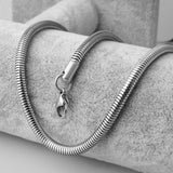 Ins Style Round snake chain