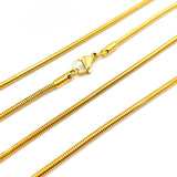 Ins Style Round snake chain