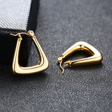 INS Style Retro Irregular Hollow Earrings
