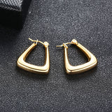 INS Style Retro Irregular Hollow Earrings