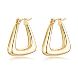 INS Style Retro Irregular Hollow Earrings