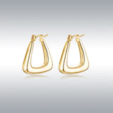 INS Style Retro Irregular Hollow Earrings
