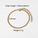 INS Style 3/6/8mm Cuban Chain Bracelet