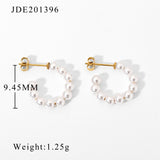 INS Style Pearl Hoop Earrings