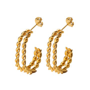 INS Style Twisted Earrings