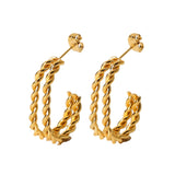 INS Style Twisted Earrings