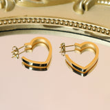 Opening Design Heart Shape Earring