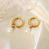 INS Style Freshwater Pearl Earrings