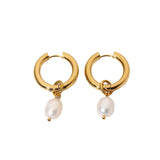 INS Style Freshwater Pearl Earrings