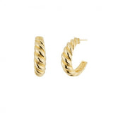 INS Style Croisant C-Shape Hoop Earrings