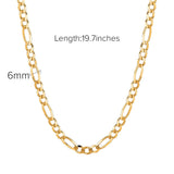 INS Style 4.5mm Figaro Chain Necklace
