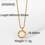 Irregular Oval Shape Pendant Necklace