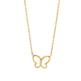 Ins Style Shell Butterfly Necklace