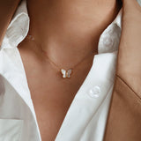 Ins Style Shell Butterfly Necklace