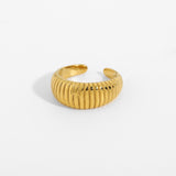 INS Style Fashion Texture Opening Ring
