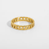 Ins Style Cuban Chain Ring