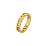 Ins Style Cuban Chain Ring