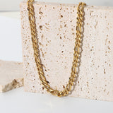 INS Style Rust-Free Waterproof Figaro Chain Necklace