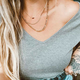 INS Style 4.5mm Figaro Chain Necklace