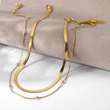 INS Style Double Layer Necklace