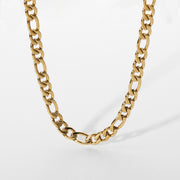 INS Style Rust-Free Waterproof Figaro Chain Necklace