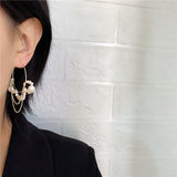 Baroque Natural Freshwater Pearl Tassel Earrings