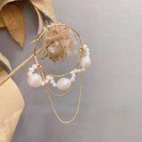 Baroque Natural Freshwater Pearl Tassel Earrings