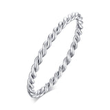 INS Style Simple And Classic Wild Twist Ring