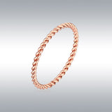 INS Style Simple And Classic Wild Twist Ring