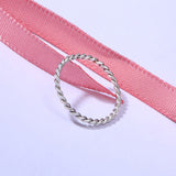 INS Style Simple And Classic Wild Twist Ring